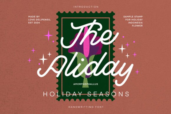 Aliday: A Cheerful Script Handwritten Font for Festive Web Design