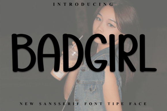 Badgirl Typeface: A Handwritten Font for Modern Web Design