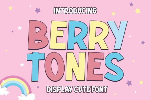 Berry Tones: A Playful Font That Elevates Digital Branding