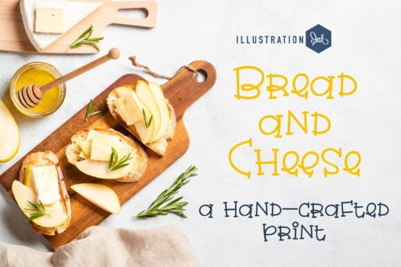 Bread and Cheese Font: A Whimsical Typeface for Digital Design