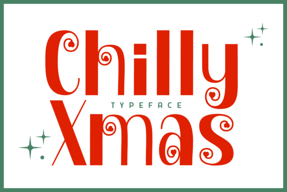 Chilly Xmas Typeface: Elevate Holiday Campaigns with Cozy Handwritten Design