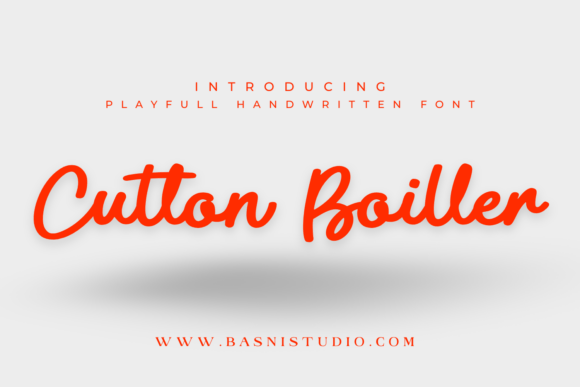Cotton Boiller Handwritten Font for Memorable Brand Content