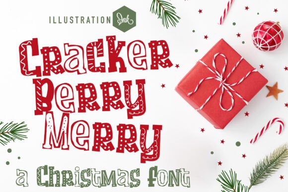 Cracker Berry Merry: A Whimsical Serif for Festive Editorial Design