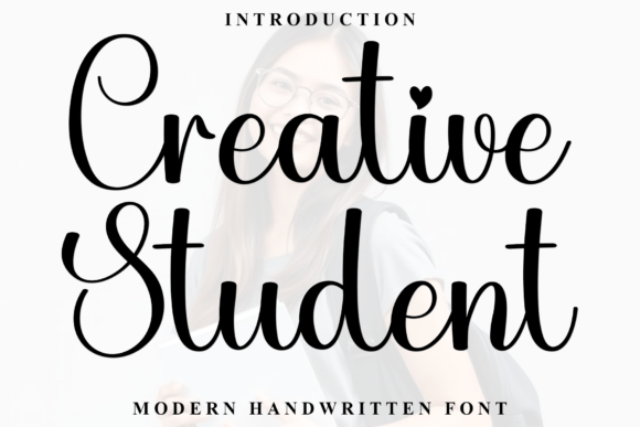 Creative Student: A Handwritten Font for Modern Web Design