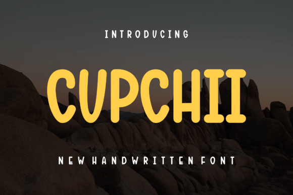 Cupchii: The Friendly Handwritten Font for Authentic Branding