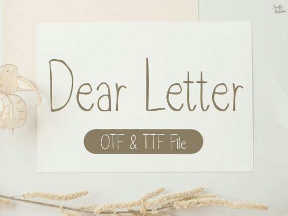 Dearletter: A Handwritten Font That Speaks to Your Audience