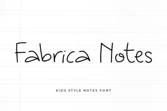 Fabrica Notes Typeface: A Handwritten Font for Digital Branding