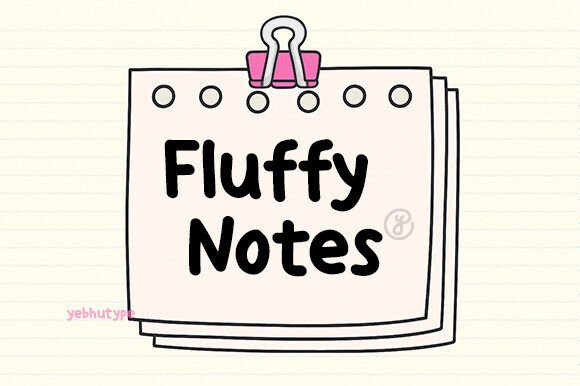 Fluffy Notes: A Delicate Handwritten Font for Creative Branding