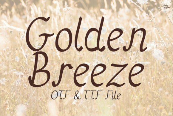 Golden Breeze: A Script Handwritten Typeface for Authentic Campaigns