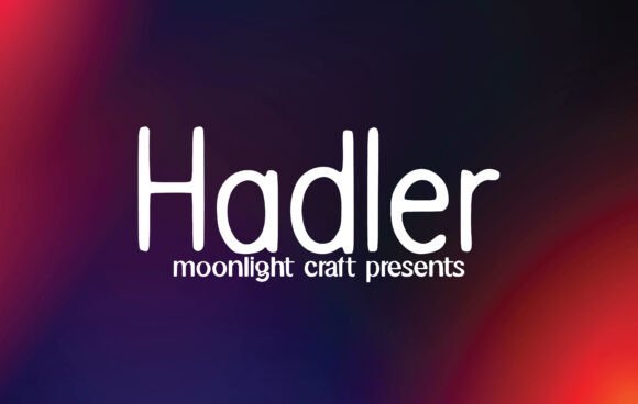 Hadler: A Handwritten Font for Editorial Elegance