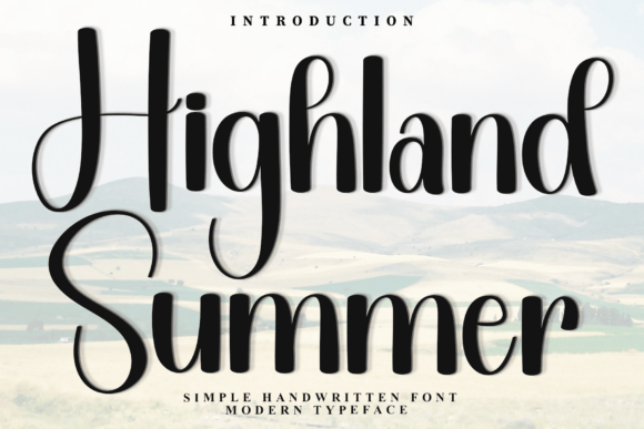 Highland Summer Typeface Review for Digital Brands