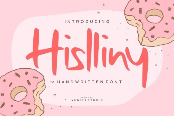 Hislliny: A Handwritten Font for Warm Digital Branding