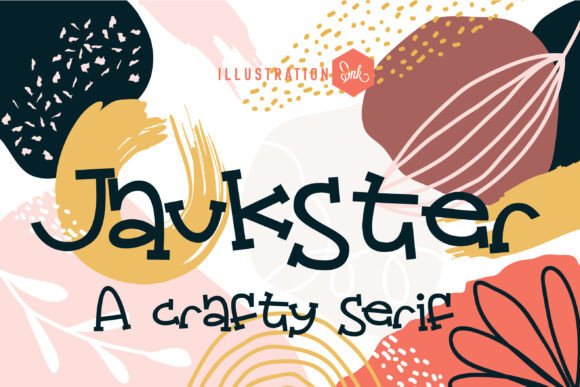 Jaukster: A Whimsical Typeface for Memorable Campaigns