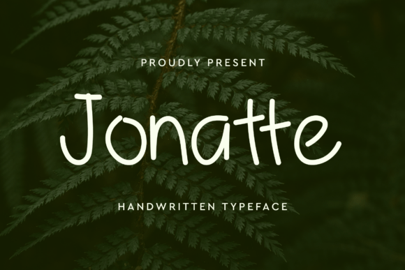 Jonatte Typeface: Elevate Your Brand With Authentic Handwritten Style