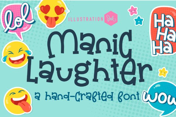 Manic Laughter Font Review: A Whimsical Script for Branding with Heart