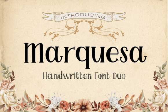 Marquesa Font: A Handwritten Typeface for Beautiful, Readable Crafts