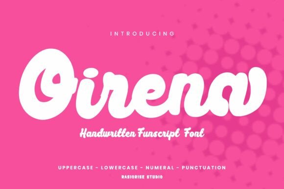 Oirena: A Timeless Script Handwritten Font for Editorial Design
