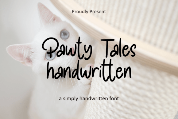 Pawty Tales Handwritten: A Playful Typeface for Whimsical Brand Identities