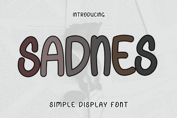 Sadnes: A Playful Script Handwritten Font for Celebratory Crafts
