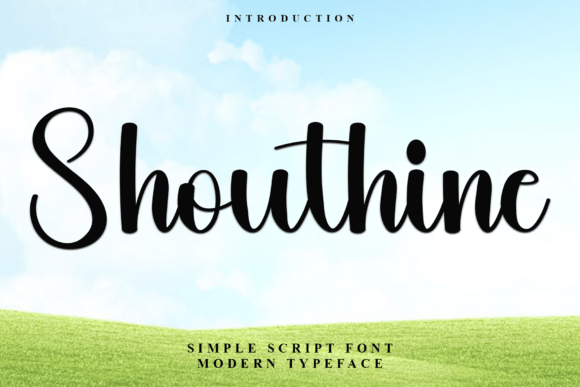 Shouthine: A Timeless Handwritten Font for Modern Web Design