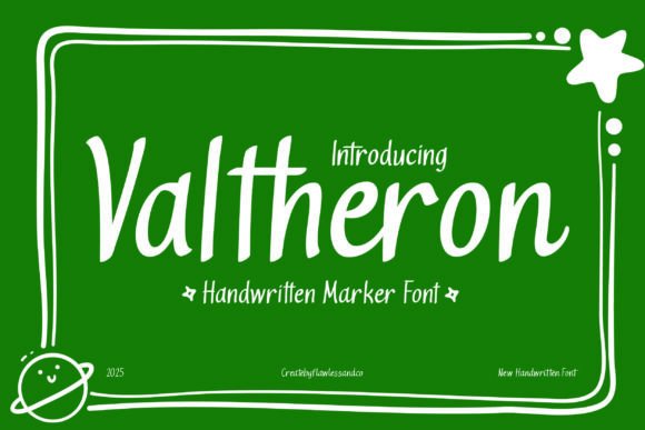Valtheron: A Handwritten Font That Makes Small Business Branding Feel Authentic
