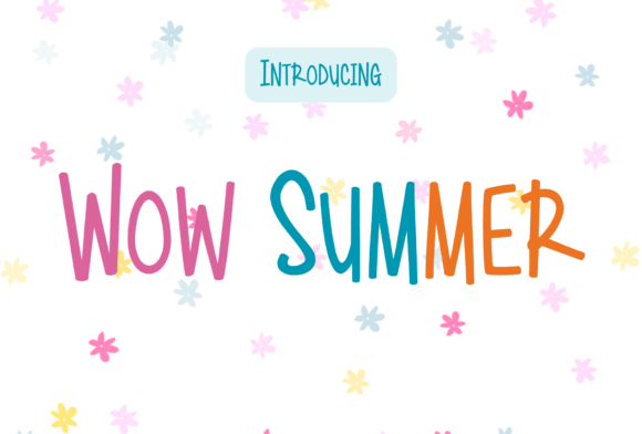 Wow Summer Font: Add Playful Energy to Your Campaigns